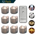 thumbnail image 3 of 12Pcs Flameless Candles Candles LED Candles with Remote Control for Hanukkah Chanukah Christmas Party Decoration, 3 of 7