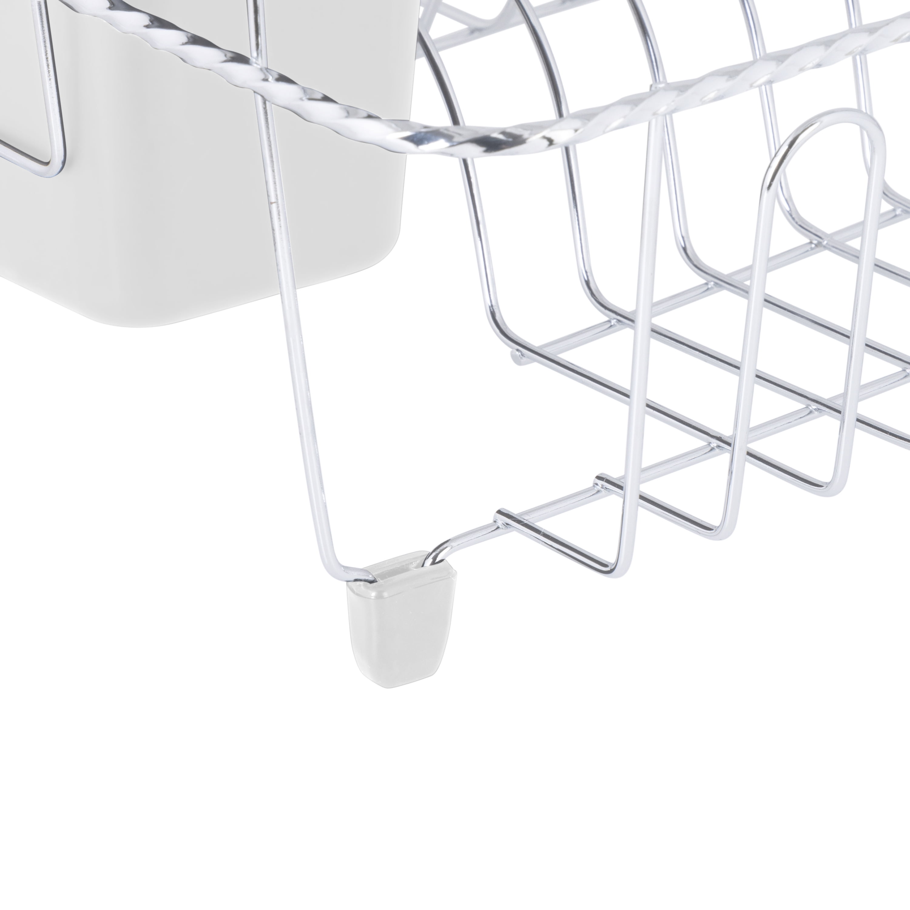 Dish Rack Kitchen Cabinet - Chrome - 15-3/4 inch - Furnica