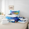 thumbnail image 5 of Tree Of Life 7 Piece Comforter Set Full Bed in a Bag,Colorful Tie Dye Bedding Sets Watercolor Butterfly Sheet Set with Comforter,Gradient Rainbow Iridescent Bed Set, 5 of 5