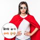 thumbnail image 3 of KAKOWELY 4 piezas de gafas decorativas para Halloween, gafas decorativas para fiestas, gafas de Halloween, 3 of 5