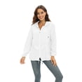 thumbnail image 7 of WBQ Women’s Waterproof Rain Jacket Lightweight Waterproof Raincoat Hooded Rain Coat Long Sleeve Zipper Outdoor Jacket Windbreaker Spring Fall Waterproof Jackets for Light Rain, S-2XL, 7 of 7