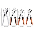thumbnail image 4 of Decodeary Leather Hole Puncher Tools Pliers Belt Craft Sewing Machine Handcrafts Save Energy Round Hole, 4 of 6