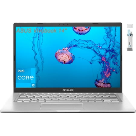 ASUS Vivobook 14" HD Laptop, Intel Core i3-1115G4 Processor, 16GB RAM, 1TB SSD, Intel UHD Graphics 770, Bluetooth, Webcam, Windows 11 Home, Cefesfy Multifunctional Brush