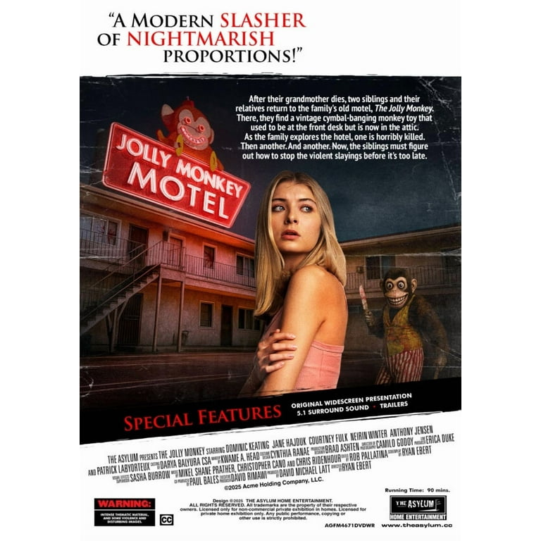The Jolly Monkey (DVD), Greenfield Media, Horror - Walmart.com