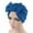 Lake Blue, variant on Cheers.US Women Turban African Bowknot Headwrap Pre-Tied Bonnet Chemo Cap Hair Loss Hat