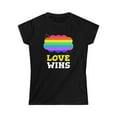 thumbnail image 3 of Love Wins LGBT Lesbian Gay Pride Month Rainbow Transgender Shirts for Women, 3 of 8