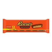 Reese's Milk Chocolate Peanut Butter Snack Size Cups Candy, 0.55 oz, 12 Count