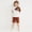 Brown, variant on Gerichy Baby Boy Clothes Boy Outfit Cartoon Animal Print T Shirt Tops Shorts Set Toddler Clothes Set