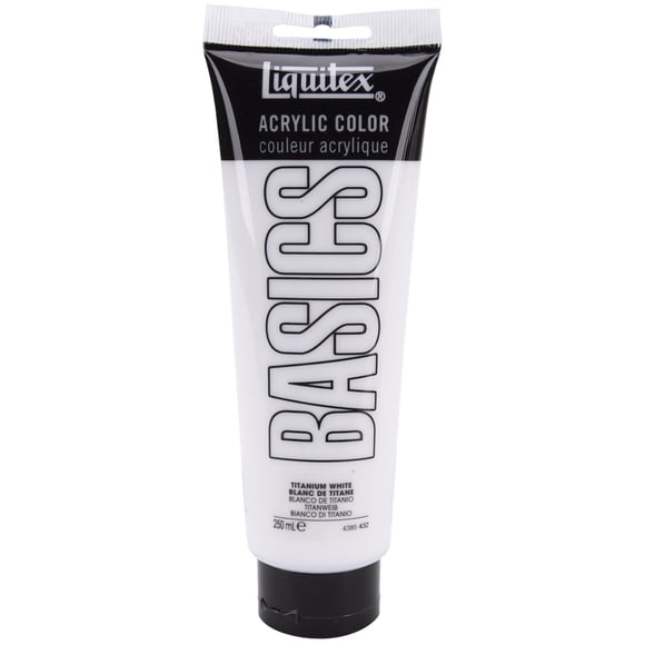 Liquitex Basics Acrylic Paint 8.45Oz-Titanium White