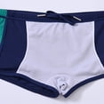 thumbnail image 6 of TANBOM Men's Polyamide Boxer Swim Trunks Adjustable Drawstring Breathable Lightweight Dark Blue M, 6 of 6
