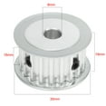 thumbnail image 5 of Uxcell 20 Teeth 8mm Bore 5mm Pitch Aluminum Timing Belt Pulley for 15mm Belt, 5 of 5