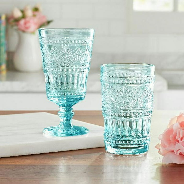 Rose Garden Water glass, Set 4pcs