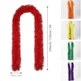 thumbnail image 2 of 5 Pcs Artificial Fluffy Boas 5 Ft Long Feather Boas Colorful Stage Costume Decorations Set DIY Crafts Clothing Accessories for Wedding Birthday Christmas Dance Party Decor (Multicolor A), 2 of 7