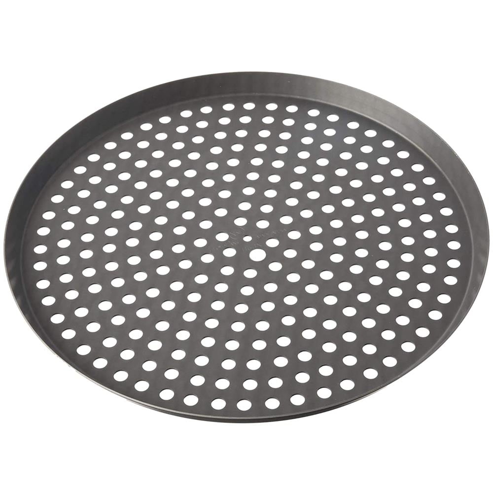 Heavy Duty Commercial/Home Aluminuim Thin Crust Perforated Pizza Pan Oven Tray 