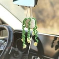 thumbnail image 4 of Crochet Car Accessories,Rear View Mirror Accessories,Cute Car Accessories for Wome,Kawaii Car Accessories,Car Hanging Accessories,Car Decor, 4 of 11