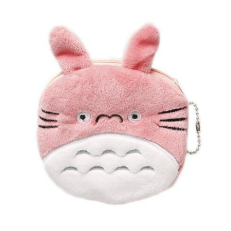 TURNTABLE LAB Chinchilla  Small Coin Purse Cute Cartoon Mini Plush Zipper Money Wallet for Kids Girls Women Funny Birthday Mother's Day (Best Turntable For The Money)