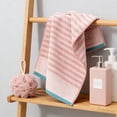 thumbnail image 4 of Dvkptbk polyester towel Striped Textile Face Towel Solid Color 30 x 14 Inches Adult Home Everyday Item, 4 of 6