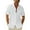White, variant on Men's Casual Guayabera Cuban Shirt Outdoor Casual Short Sleeve Printed Clothing Sports Fashion Streetwear Designer