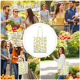 thumbnail image 4 of Large Capacity Lemon Print Reusable Tote Bag - Ideal for Busy Parents & Urban Commuters, 4 of 5