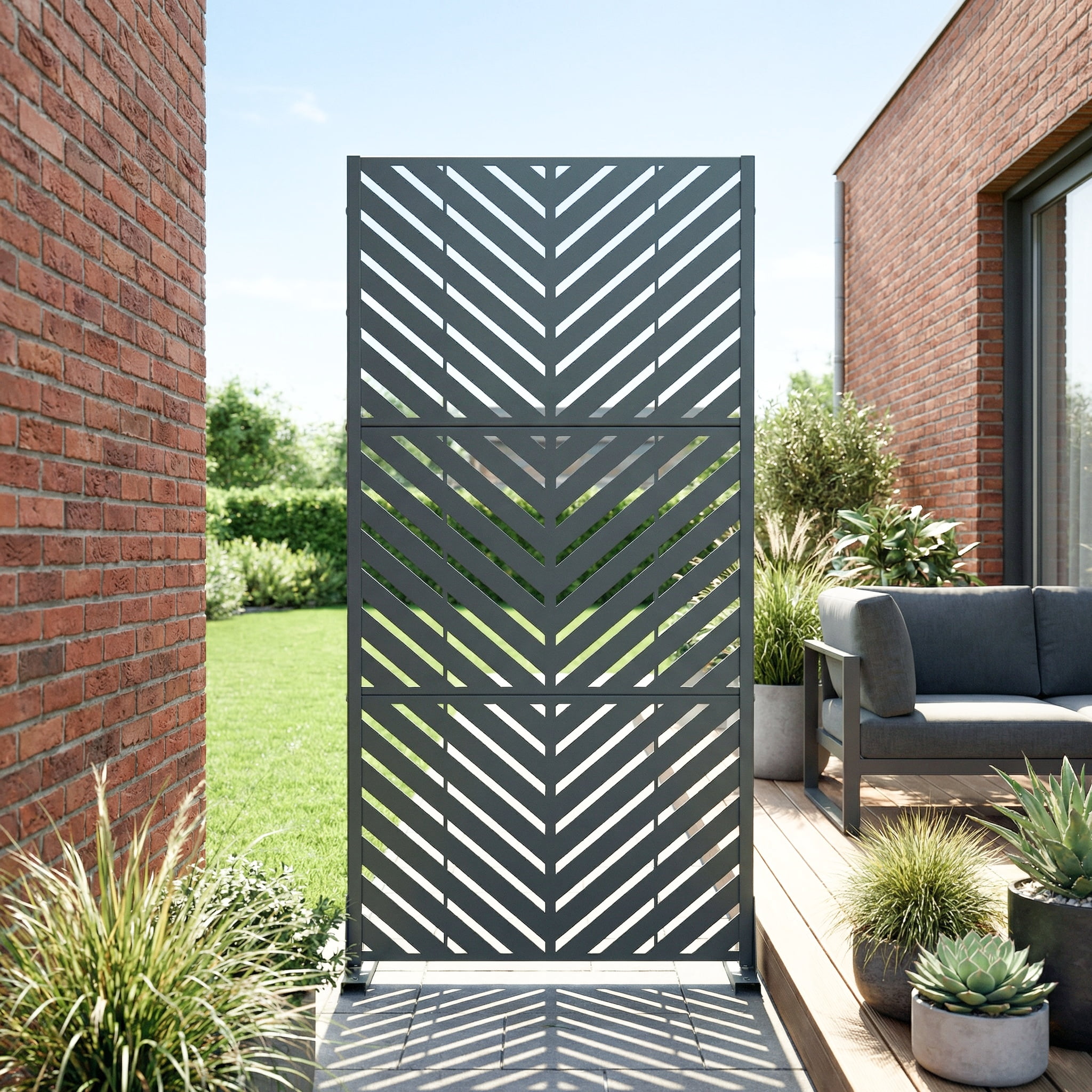 Privacy Metal Screen Fence Panel