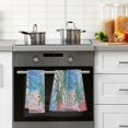 thumbnail image 4 of Yayeee 100% Cotton Hand Towels for Bathroom 16" x 28" Soft Absorbent Kitchen Towel, Seaside Door, 4 of 7