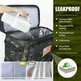 thumbnail image 2 of 40 Cans Tactical Backpack Cooler, AYAMAYA Leakproof Cooler Backpack, Portable Soft Cooler Bag Waterproof for Beach Travel Camping Picnic Hiking, Camo, 2 of 7