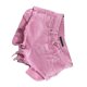 thumbnail image 4 of Pantalones cortos informales de cintura baja para mujer, pantalones cortos de verano con dobladillo desgastado, Color puro, línea A, 4 of 8