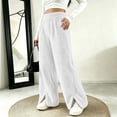 thumbnail image 5 of BLCHUNen Lounge pants for Women Fleece Plush Casual Elastic Waist Homewear Sleep Winter Pajamas with Pockets, 5 of 9