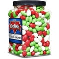 thumbnail image 4 of Christmas White, Red & Green Jordan Almonds by Its Delish, 3.5 lbs. Jumbo Reusable Container  Candied Almonds with Sweet Hard Candy Coating - Perfect for Christmas Themed Parties - USA Made & Vegan, 4 of 6