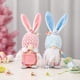 thumbnail image 2 of AEaster Bunny Gnomo Conejo hecho a mano Juguetes de peluche para adornos de muñecas Primavera Niños Regalos de Pascua Vacaciones Fiesta en casa Hogar D esquí esquí Gafas de esquí, 2 of 5