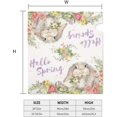 thumbnail image 5 of Easter Bunny Mailbox Cover Mailbox Wraps, Waterproof Mailbox Covers Magnetic Post Box Cover Standard Size 21"(L) x 18"(W) Garden Yard Outside Farmhouse Home Decor, 5 of 6