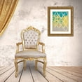 thumbnail image 3 of Saunders, Alonzo 15x18 Gold Ornate Wood Framed with Double Matting Museum Art Print Titled - Yellow in the Middle II, 3 of 4