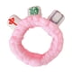 thumbnail image 3 of 2 Diademas Mahjong para Maquillaje SPA, Diadema de Franela Suave para Ducha, Yoga, Niñas 2 piezas, 3 of 8