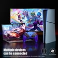 thumbnail image 5 of LED Wireless Controller for P5, Compatible with P5 Pro/Slim/PC, Dual Vibration, Macro/Turbo Function, 3.5mm Audio Jack, 6-Axis Motion Controller Gamepad with Speaker&RGBChroma Indigo), 5 of 10
