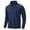 2-Navy Blue, variant on Xidunhg Men's Running Shirts Long Sleeve Athletic Shirt Lightweight Quick Dry Quarter Zip Pullover for Men Workout Gym Golf