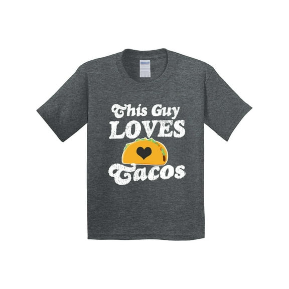 Inktastic This Guy Loves Tacos Youth T-Shirt
