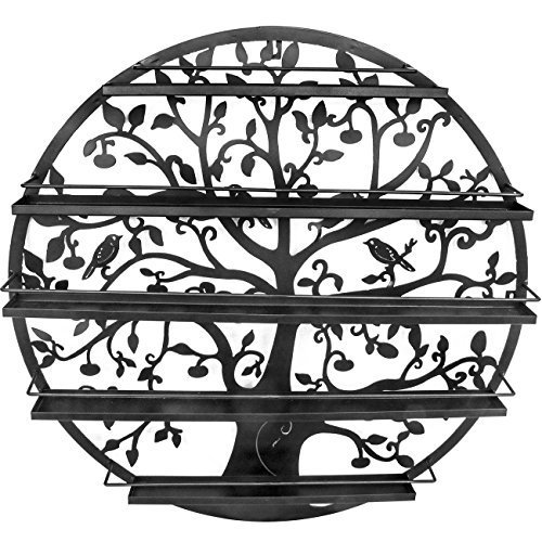 Sorbus NP-002 Tree Silhouette Rond 5 Niveaux Porte-Ongles