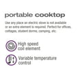 thumbnail image 5 of Salton Stainless Steel Portable Cooktop, 5 of 6