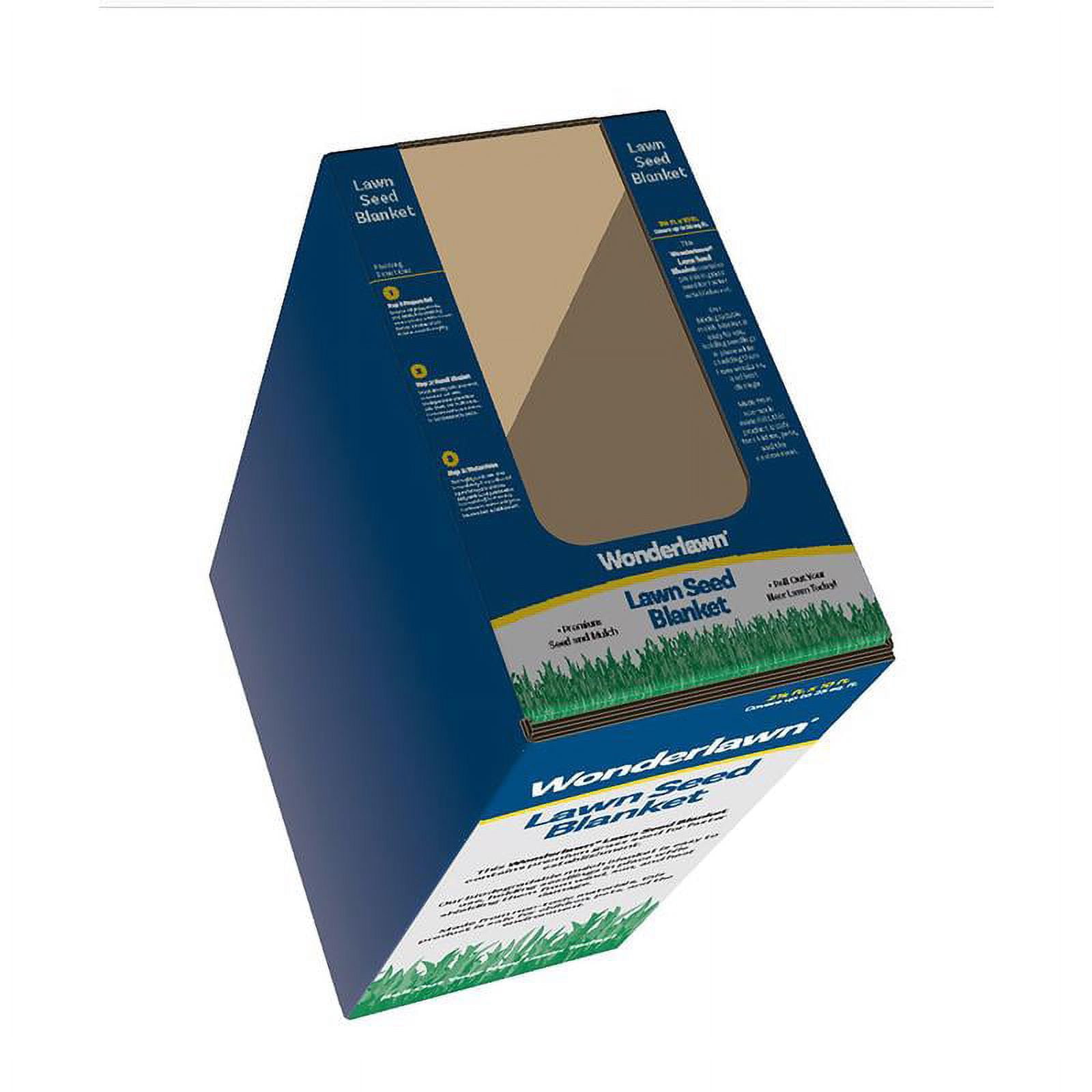 Barenbrug Wonderlawn 25 lb Grass Seed Blanket, Mixed Grass, Partial Shade/Sun, 25 sq ft Coverage