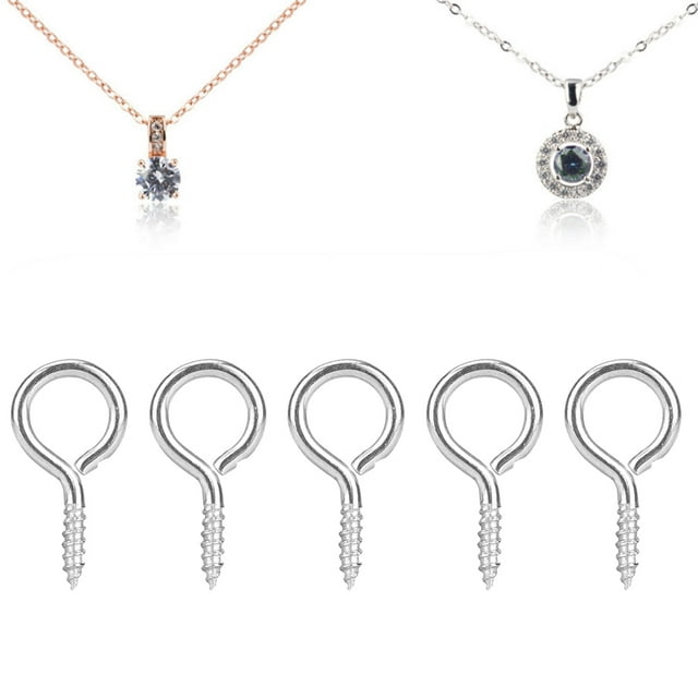 Accesorios para colgantes de joyería, 500 Uds., gancho para alfileres, gancho para alfileres de plata, fabricación de joyas DIY, el mejor de su clase Jadeshay A