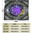 thumbnail image 3 of Flannel Cancer Throw Blankets Constellations Blanket Warm Horoscope Astrology Throw Blanket Zodiac Sign 80"X60", 3 of 6