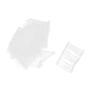 48 Pcs Clear White Polypropylene Tag Pins 75mm Long for Tagging