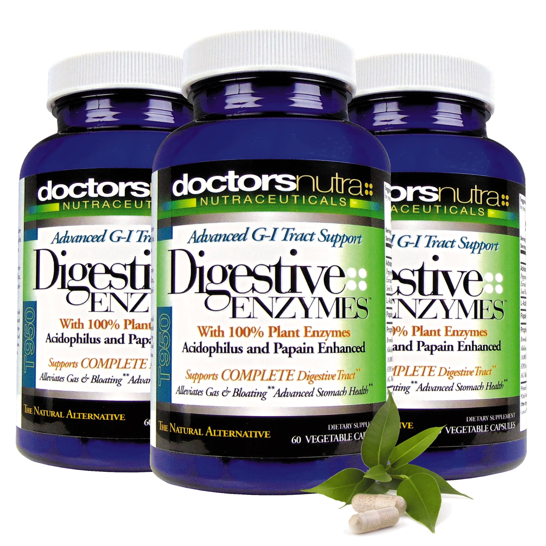 Digestive Aid Enzymes by Doctors Nutra Nutraceuticals - Natural GI Digestive Stomach Intestinal Support Supplement Advanced Tract 950