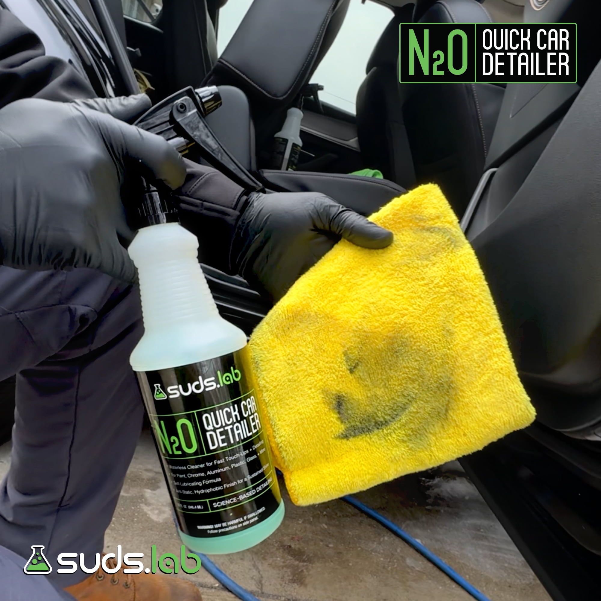 Suds Lab N2O Quick Car Detailer - 32 fl oz Bottle