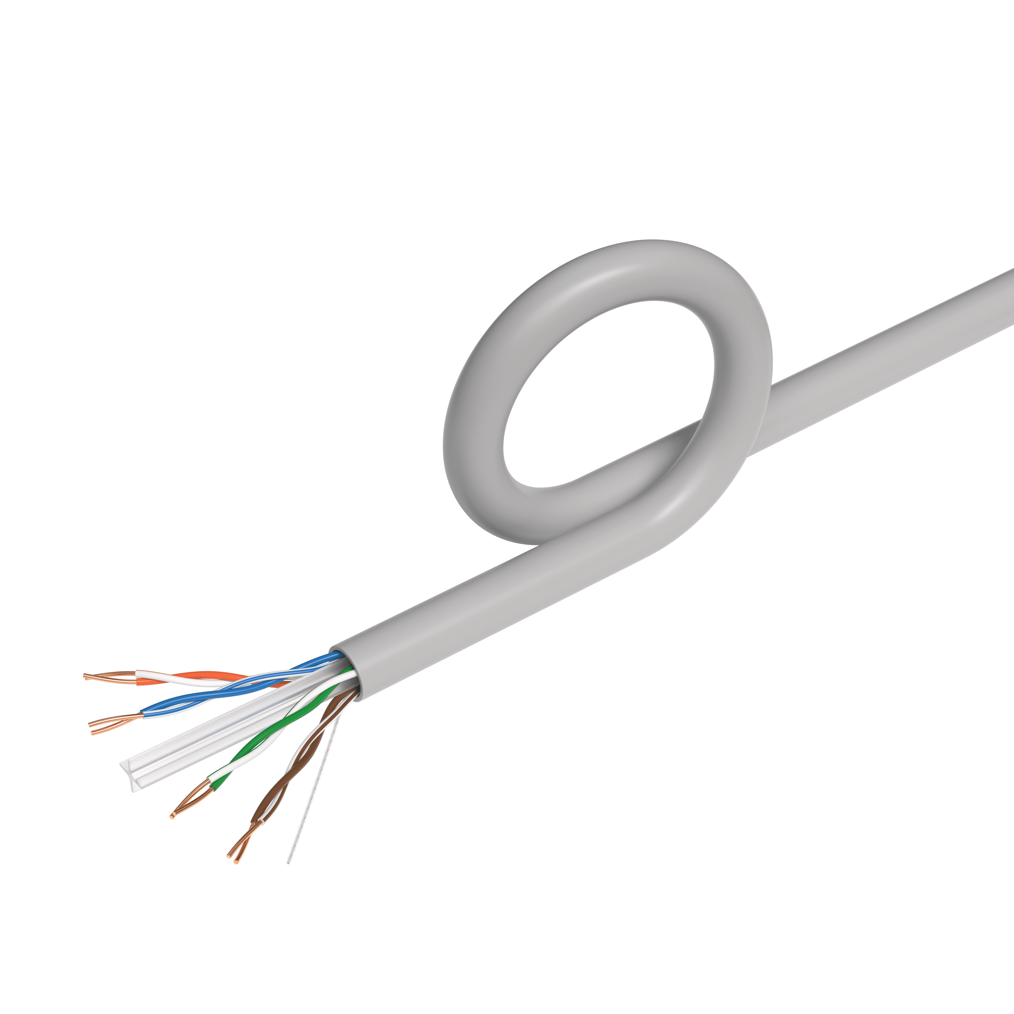 Cables Direct Online 1000ft Cat6 Ethernet Cable Bulk – 23AWG Solid CCA UTP, Unshielded, 550MHz, Pull Box, LAN Network Wire, RJ45 Compatible, Indoor Use, High-Speed Internet, Grey
