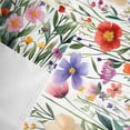 thumbnail image 6 of Spring Watercolor Valances for Windows Flower Wildflower Leaves Plant Rustic Rod Pocket Curtain Valance Window Treatment Short Curtains for Kitchen Living Room, 60"x14", 6 of 9