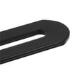 thumbnail image 4 of Unique Bargains Code d'Angle Ajustable, Lot de 4 215x24mm - Supports Évasés Droits en Acier Inoxydable (Noir), 4 of 5