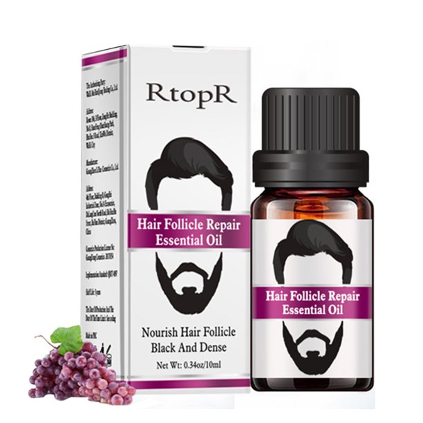 RtopR 10ML Beard Oil Conditioner Hair Essential Oil Nourish Hair Beards
