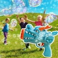 thumbnail image 1 of HUASHENG New Flagship Bubble Machine Children's Handheld Electric Light Blowing Bubble Machine Indispensable For Outdoor Play!（50ml）, 1 of 5