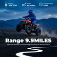 thumbnail image 6 of QEASET 36V Electric 4-Wheeler, 12MPH Max Speed, Parental Key, Orange, 6 of 8
